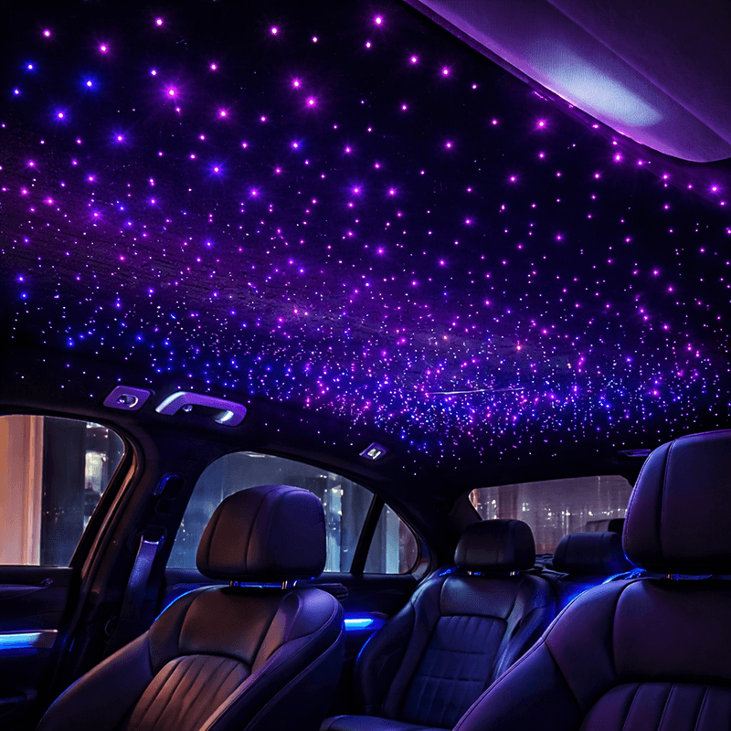 Alternative view of Twinkle 500 Pieces Starlight Headliner Kit for Car, RGB 16W Fiber Optic Lights for Headliner, APP Remote Control