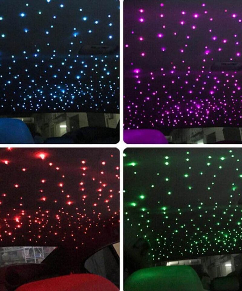Alternative view of Luxury 32W 1000 Pieces Starlight Headliner Kit Dual-Engine Star Ceiling Fiber Optic Lights for Car Truck Home Party 